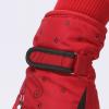 6 to 12 Years Kids Party Mittens for Winter Outdoor Boys Girls Snow Skating Snowboarding Windproof Warm Gloves (Red, One Size) view 2
