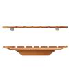 Wooden Fishing Rod Display Rack Storage Rack Fishing Tackle Shop Display Rack Vertical Display Rack 6 Position view 1