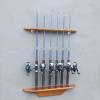 Wooden Fishing Rod Display Rack Storage Rack Fishing Tackle Shop Display Rack Vertical Display Rack 6 Position view 4