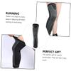 KALLORY Long Knee Brace Breathable Pads Compression Sleeve for Men Women Accessory for Running Cycling Basketball view 3