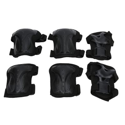 Gavigain 6Pcs Adults Skateboard Protective Gear Kit Knee Pads Elbow Pads Wrist Guards Set