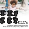 Gavigain 6Pcs Adults Skateboard Protective Gear Kit Knee Pads Elbow Pads Wrist Guards Set view 2