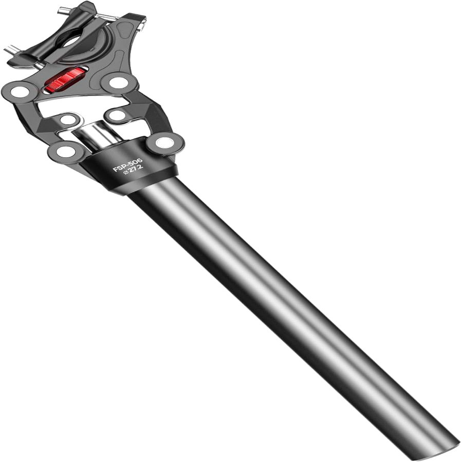 31.6mm Bike Suspension Seatpost , Shock-Absorber 350mm MTB Bike for Road, Gravel, Hybrid, Bicycles,and E-Bikes