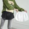 2 Pcs shirt extender for women Layering Half Shirts for Women Layering, Guarding The Safety Under Our Skirts (Black,M) view 2