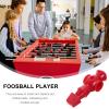4pcs Foosball Replacement Players Foosball Players Replacement Set Fun Foosball Men Replacement for Football Table Red view 3