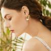 NICENEEDED 30 Pcs Clip on Earrings Converter, 18K Gold Screw Adjustment Clip on Earring Backs, Earring Converters Pierced to Clip with Silicone Earring Pad for Non-Pierced Ears DIY Earring view 4