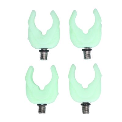 Gavigain 4pcs Carp Fishing Rod,Rest Grips with M3/8 Thread for Rod Butt Protection U Head Rod Butt Rests Gripper Thread Fits All Rod Pod Holder Carp Coarse Fishing Accessory (Green)
