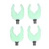 Gavigain 4pcs Carp Fishing Rod,Rest Grips with M3/8 Thread for Rod Butt Protection U Head Rod Butt Rests Gripper Thread Fits All Rod Pod Holder Carp Coarse Fishing Accessory (Green) view 1