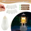 Ceoighe 11 Pcs Propane Lantern Mantles with Glass Globe Replacement, Compatible with Coleman Fueled Lanterns, U Shape & Standard Replacement Propane Globe, Camp Lamp Mantle for Outdoor Camping view 3