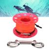 Pilipane Compact Diving Finger Reel, Dive Reel with Orange Line and Underwater Cave Exploration Gear, Neutral Buoyancy Dive Equipment, Compact Diving Gear Accessory (red) view 2