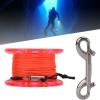 Pilipane Compact Diving Finger Reel, Dive Reel with Orange Line and Underwater Cave Exploration Gear, Neutral Buoyancy Dive Equipment, Compact Diving Gear Accessory (red) view 3