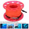 Pilipane Compact Diving Finger Reel, Dive Reel with Orange Line and Underwater Cave Exploration Gear, Neutral Buoyancy Dive Equipment, Compact Diving Gear Accessory (red) view 4