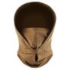 Cordura Headgear for Airsoft Mask Goggles, Light, Quick Dry, Soft and Durable Tactical Headgear Nylon Fabric Hood, Tactical Balaclava with Stretch Fabric Mask and Hook & Loop Fastener (Coyote Brown) view 2
