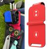 SisterAling Golf Bag Metal Landing Pads for Magnetic Golf Towel,Golf Rangefinder,Golf Flask,Golf Speaker- Quick Access to Magnetic Golf Equipment and Accessories-Golf Gift -US Patent (Pad-Pro, red) view 1