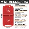 SisterAling Golf Bag Metal Landing Pads for Magnetic Golf Towel,Golf Rangefinder,Golf Flask,Golf Speaker- Quick Access to Magnetic Golf Equipment and Accessories-Golf Gift -US Patent (Pad-Pro, red) view 2