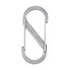 Nite Ize S-Biner Stainless Steel Dual Carabiner - Multi Purpose Dual Carabiner Clip - Great for Camping Supplies & Hiking Essentials - Secure Key Holder - Size 5, Stainless Steel (4 Pack) view 2