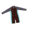 SIXRUN Kids Wetsuit 2.5mm Neoprene Long Sleeve Fullsuit Back Drawstring Warm Keeping Elastic Diving Thermal Suits Kids Wetsuit Children Wetsuit Lightweight (Size 12) view 3