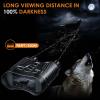 HUVIOVED Night Vision Goggles Military - Night Vision Binoculars for Adults with 4K Fhd/3.2" Hd Tft Display/7 Levels Ir, Can Save Photo and Video view 2
