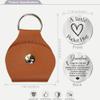 OUMILAN Pocket Hug Token Gifts for Men Boyfriend Girlfriend Inspirational Gift for Son Daughter Brother with Leather Keychain view 2