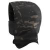Cordura Headgear For Airsoft Mask Goggles, Light, Quick Dry, Soft And Durable Tactical Headgear Nylon Fabric Hood, Tactical Balaclava With Stretch Fabric Mask And Hook & Loop Fastener (Multicam Black) view 3