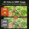 HUVIOVED Night Vision Binoculars/4K 8X Infrared Night Vision Goggles Military with 32GB Memory Card and 3.2'' Large Screen Binoculars, Full Dark 300M view 4