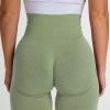 Scrunch Butt Leggings for Women Plus Size Women Scrunch Butt Lifting Leggings Seamless High Waisted Workout Yoga Pants Tummy Control Booty Gym Compression Tights view 4