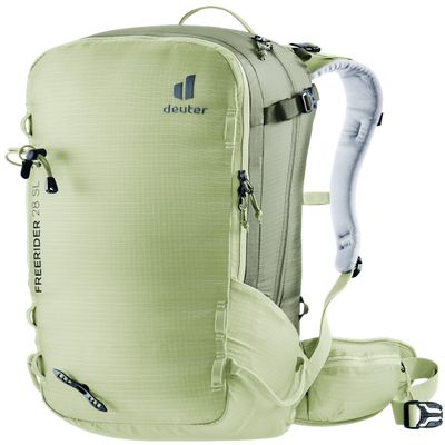 Deuter Womens Freerider 28 SL Ski Tour Backpack - Mineral-Grove