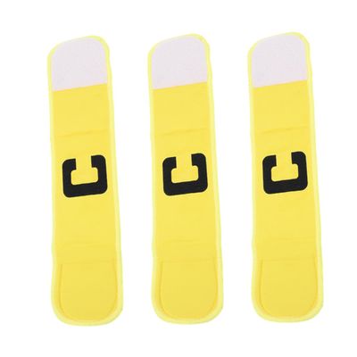 Happyyami 3pcs Captain Armband Elastic Soccer Armbands Football Captain Rugby Player Bands Captain Band Soccer Arm Band Footballs for Kids Adjustable Soccer Bands Supplies Child Profession