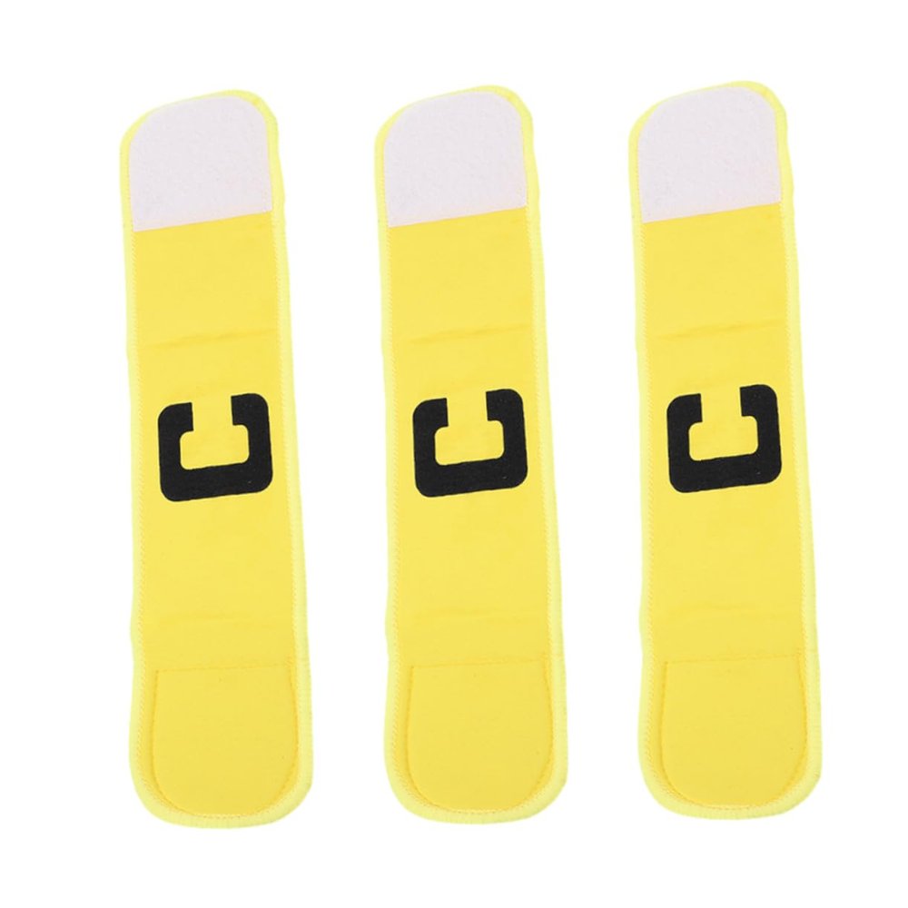Happyyami 3pcs Captain Armband Elastic Soccer Armbands Football Captain Rugby Player Bands Captain Band Soccer Arm Band Footballs for Kids Adjustable Soccer Bands Supplies Child Profession