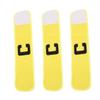 Happyyami 3pcs Captain Armband Elastic Soccer Armbands Football Captain Rugby Player Bands Captain Band Soccer Arm Band Footballs for Kids Adjustable Soccer Bands Supplies Child Profession view 1