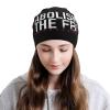 Abolish Defund The FBI Comfort Elegance Knitted Hat Black Daily for Men Women view 1