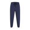 QWENTMTNTY Mens Elastic Waist Pants Cotton Loose Fit Big and Tall Drawstring Sweatpants Comfy Athletci Trousers with Pockets Navy view 4