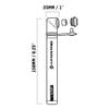 Blackburn Airstik SL Mini Pump - Champagne, One Size view 4