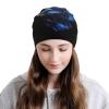 Blue Betta Fish Comfort Elegance Knitted Hat Black Daily for Men Women view 1