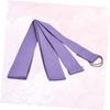 BESPORTBLE 3pcs Cotton Yoga Stretch Belt Multi-functional Fitness Resistance Band Yoga Straps for Mat Extend Strap for view 3