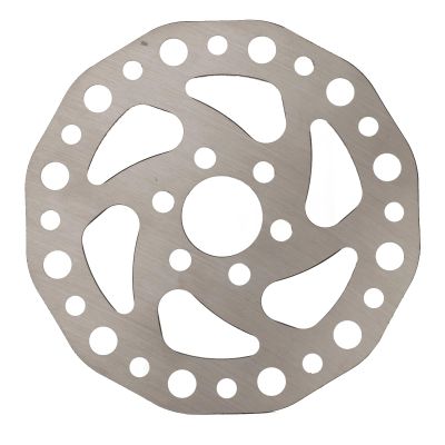 Alomejor 100mm Disc Brake Rotor, Steel Hollow Design Thickened Brake Part for Mountain Road Bike, E Bike