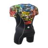 De Soto Sport Women's Forza Hybrid Short Sleeve Trisuit - (Newsprint, Size X-Large) view 2