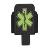 NDZ Performance Slide Cover Back Plate for Sig P320 Series 9 mm .40 .357 .45 ACP, Black Aluminum with Light Green Laser Engraved Patriotic Images - EMS Star view 1