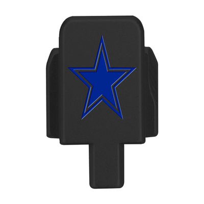 NDZ Performance Slide Cover Back Plate for Sig P320 Series 9 mm .40 .357 .45 ACP, Black Aluminum with Dark Blue Laser Engraved Popular Images - Dallas Star