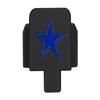 NDZ Performance Slide Cover Back Plate for Sig P320 Series 9 mm .40 .357 .45 ACP, Black Aluminum with Dark Blue Laser Engraved Popular Images - Dallas Star view 1
