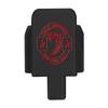 NDZ Performance Slide Cover Back Plate for Sig P320 Series 9 mm .40 .357 .45 ACP, Black Aluminum with Red Laser Engraved US Flag Patriotic Images - FAFO Snake Head view 1