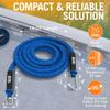 Bungee Anchor Rope, Elastic Snubber Anchor Line, 14 ft to 25 ft Stretch, Blue, for Boats and Anchors view 3