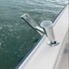 2-Way Fishing Rod Holder - 10" Flared Tulip - Dual Kite Rod Holder - Polished Aluminum view 3