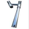 2-Way Fishing Rod Holder - 10" Flared Tulip - Dual Kite Rod Holder - Polished Aluminum view 4