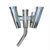 5-Way Fishing Rod Holder - 10" Flared Tulip - Bent Butt - Kite Rod Holder - Polished Aluminum
