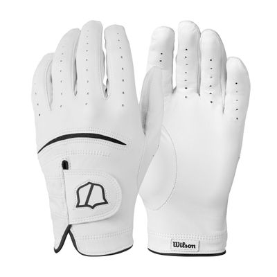 Wilson Staff Model Golf Glove - Men's Right Hand, White/Black, Small