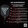 3k Imperium Paddle, Raw 3k Carbon Fiber, Thereoform Core, 16 MM Thickness. (Black) view 3