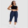 ISEEGZ Hiking Capris for Women with Pockets Lightweight Quick Dry Cargo Capri Travel Pants Women Casual Women's Capris view 2