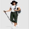 ISEEGZ Hiking Capris for Women with Pockets Lightweight Quick Dry Cargo Capri Travel Pants Women Casual Women's Capris view 4