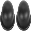 Black 1Pair Replacement Plastic Stud Luggage Feet Pads, Luggage Replacement Parts for Luggage Bags Suitcase Stand Feet Luggage and Travel Gear Luggage and Travel Gear Travel Accessories view 1